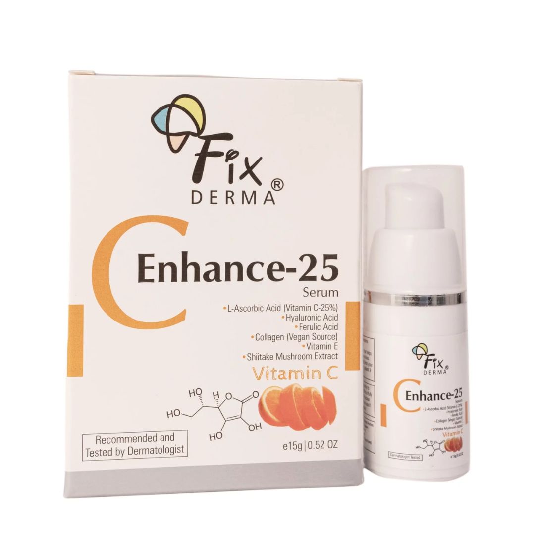 Fixderma C Enhance 25 Serum with Vitamin C | Reduces Dark Spots, Pigmentation & Wrinkles